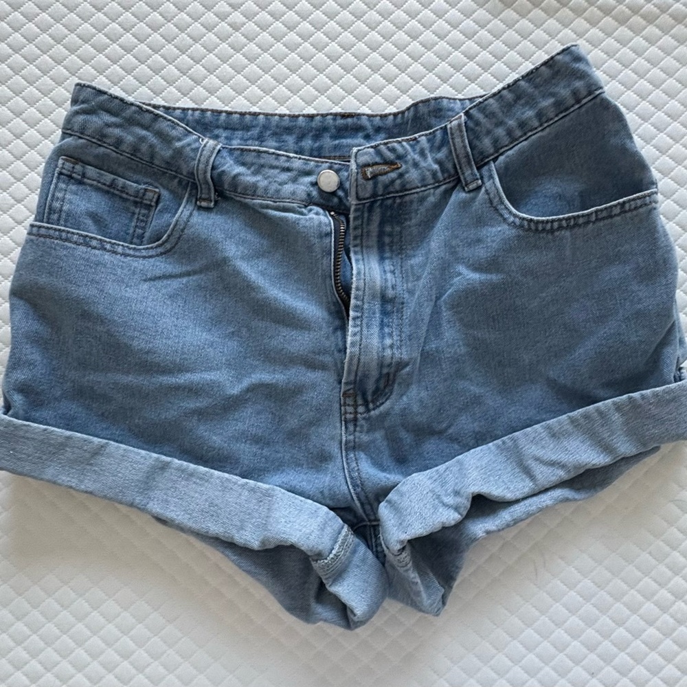 SHEIN Light Blue Jean Shorts